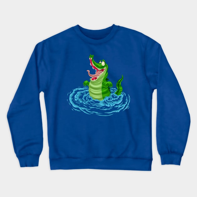 Crocodile Crewneck Sweatshirt by JasonSutton